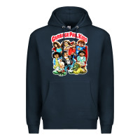 Navy garbage pail kids Premium Hoodie - linhVisuals
