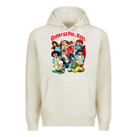 Oatmeal Heather garbage pail kids Premium Hoodie - linhVisuals
