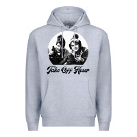Heather Grey take off hoser strange brew Premium Hoodie - linhVisuals