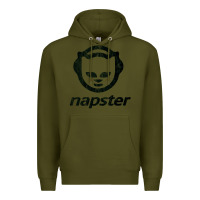 Army Green napster    napster Premium Hoodie - linhVisuals