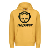 Mustard napster    napster Premium Hoodie - linhVisuals