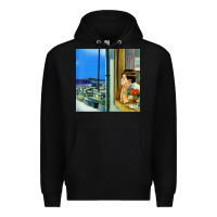 Black belle and sebastian 90s style fanart design Premium Hoodie - linhVisuals