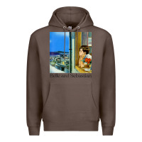 Coffee belle and sebastian 90s style fanart design Premium Hoodie - linhVisuals