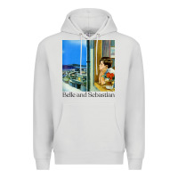 Dove Grey belle and sebastian 90s style fanart design Premium Hoodie - linhVisuals