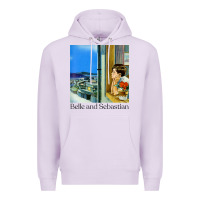 Lilac belle and sebastian 90s style fanart design Premium Hoodie - linhVisuals