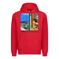 Red belle and sebastian 90s style fanart design Premium Hoodie - linhVisuals