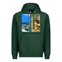 Sports Green belle and sebastian 90s style fanart design Premium Hoodie - linhVisuals