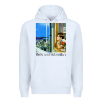 White belle and sebastian 90s style fanart design Premium Hoodie - linhVisuals