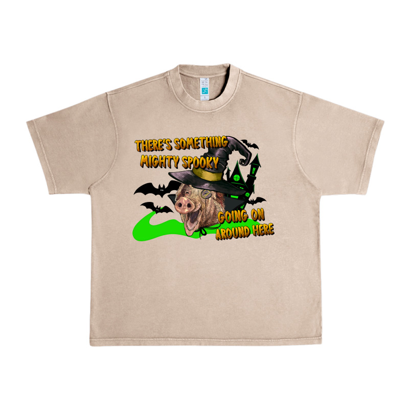 There's Something Mighty Going On Around Here Pig Urban Heavy Tee by LillyAllenDesigns | Teevron