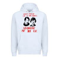 White baader–meinhof raf original 70s design Premium Hoodie - linhVisuals