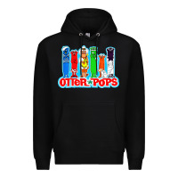 Black otter pops anime character Premium Hoodie - linhVisuals