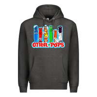 Charcoal Heather otter pops anime character Premium Hoodie - linhVisuals