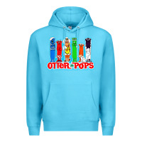 Ocean Blue otter pops anime character Premium Hoodie - linhVisuals