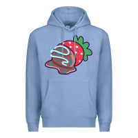 Colony Blue chocolate covered strawberry Premium Hoodie - linhVisuals