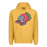 Mustard chocolate covered strawberry Premium Hoodie - linhVisuals
