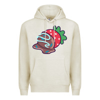 Oatmeal Heather chocolate covered strawberry Premium Hoodie - linhVisuals
