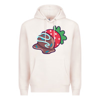 Pale Pink chocolate covered strawberry Premium Hoodie - linhVisuals