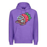 Purple chocolate covered strawberry Premium Hoodie - linhVisuals