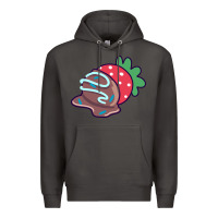 Smoke chocolate covered strawberry Premium Hoodie - linhVisuals