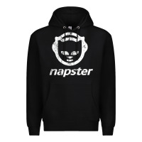 Black napster light Premium Hoodie - linhVisuals