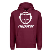 Burgundy napster light Premium Hoodie - linhVisuals