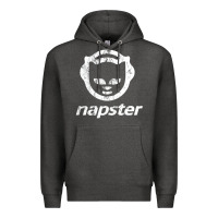 Charcoal Heather napster light Premium Hoodie - linhVisuals