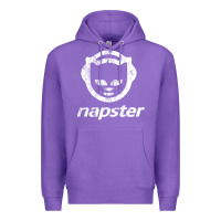 Purple napster light Premium Hoodie - linhVisuals