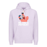 Lilac no this is patrick Premium Hoodie - linhVisuals