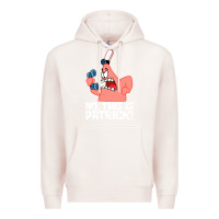 Pale Pink no this is patrick Premium Hoodie - linhVisuals
