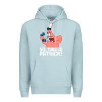 Blue Mist no this is patrick Premium Hoodie - linhVisuals