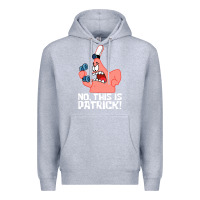 Heather Grey no this is patrick Premium Hoodie - linhVisuals