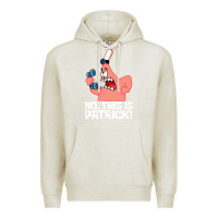 Oatmeal Heather no this is patrick Premium Hoodie - linhVisuals