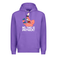 Purple no this is patrick Premium Hoodie - linhVisuals