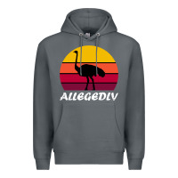 Rock retro vintage allegedly ostrich Premium Hoodie - linhVisuals