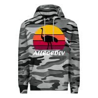 Slate Camo retro vintage allegedly ostrich Premium Hoodie - linhVisuals