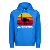 True Royal retro vintage allegedly ostrich Premium Hoodie - linhVisuals