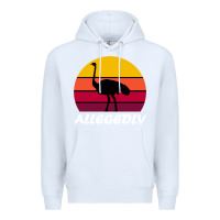 White retro vintage allegedly ostrich Premium Hoodie - linhVisuals