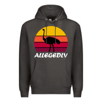 Smoke retro vintage allegedly ostrich Premium Hoodie - linhVisuals