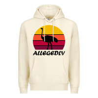 Sandshell retro vintage allegedly ostrich Premium Hoodie - linhVisuals