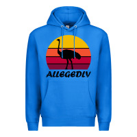 True Royal retro vintage allegedly ostrich Premium Hoodie - linhVisuals