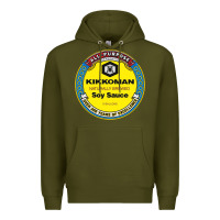 Army Green all purpose kikkoman Premium Hoodie - linhVisuals