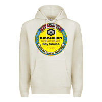Oatmeal Heather all purpose kikkoman Premium Hoodie - linhVisuals