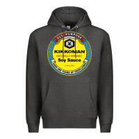 Charcoal Heather all purpose kikkoman Premium Hoodie - linhVisuals
