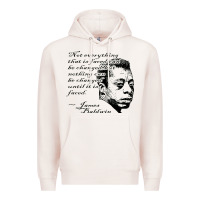 Pale Pink james baldwin Premium Hoodie - linhVisuals