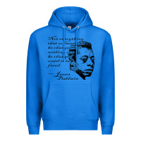 True Royal james baldwin Premium Hoodie - linhVisuals