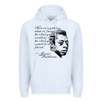 White james baldwin Premium Hoodie - linhVisuals