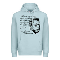Blue Mist james baldwin Premium Hoodie - linhVisuals