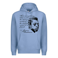Colony Blue james baldwin Premium Hoodie - linhVisuals