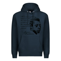 Navy james baldwin Premium Hoodie - linhVisuals