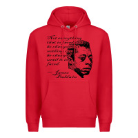 Red james baldwin Premium Hoodie - linhVisuals